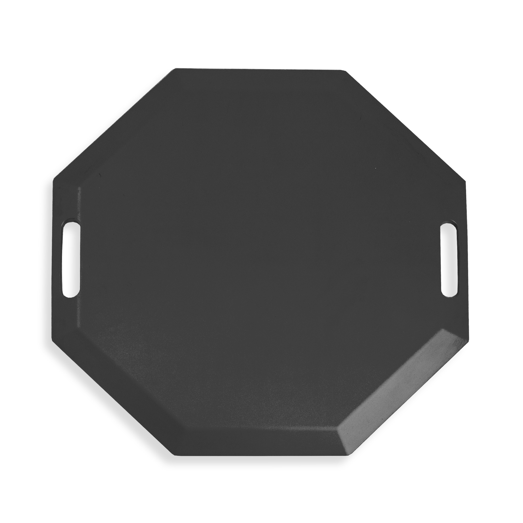 22" Black Octagonal Anti-Fatigue mat - EPDM