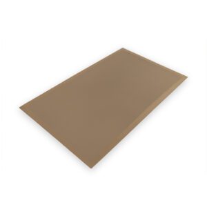 3' x 5' Light Brown Anti-fatigue Mat, Home and Office Collection - Basketweave