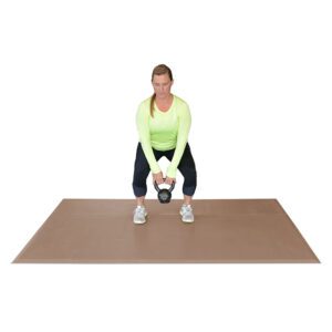 4.3' x 5' Brown Physical Therapy Mat