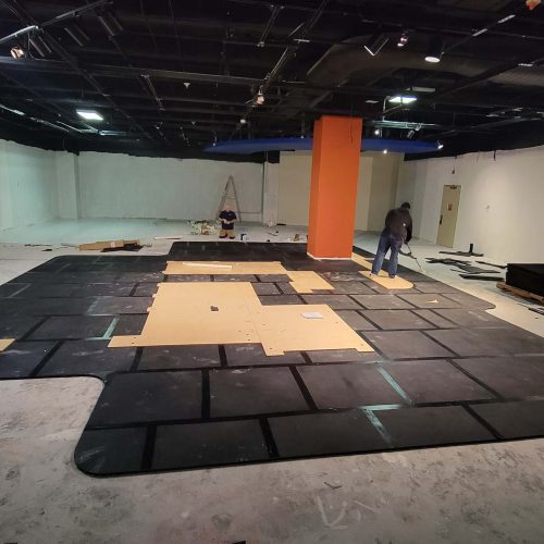 SmartCells Tiles before Vinyl