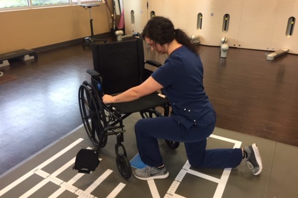SmartCells physical therapy mat in use