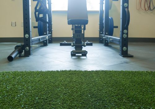 Weightlifting bench sitting on top of SmartCells