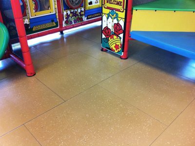 SmartCells custom flooring located in children's play area