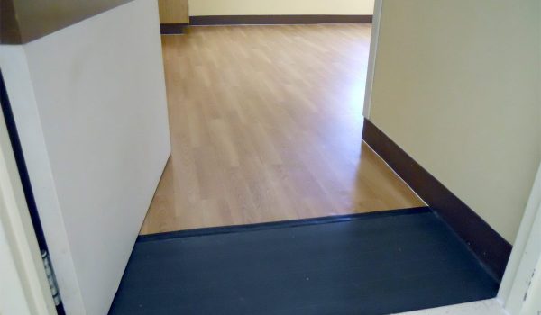 Vinyl flooring featuring SmartCells as an underlayment