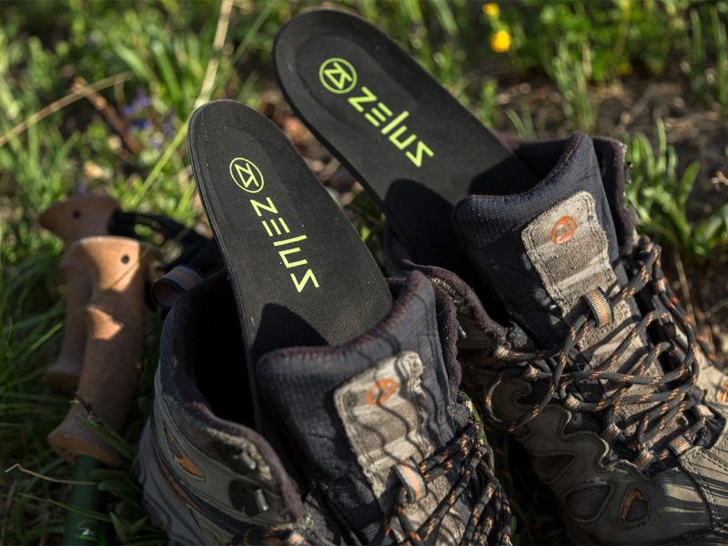Zelus Insoles in Hiking Boots